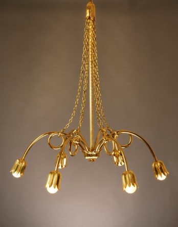 Elaborate Chandelier, Josef Hoffmann